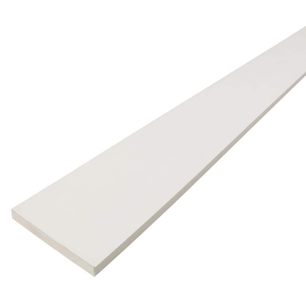 PrimeLinx 1 in. x 4 in. x 8 ft. Radiata Pine Finger Joint Primed
