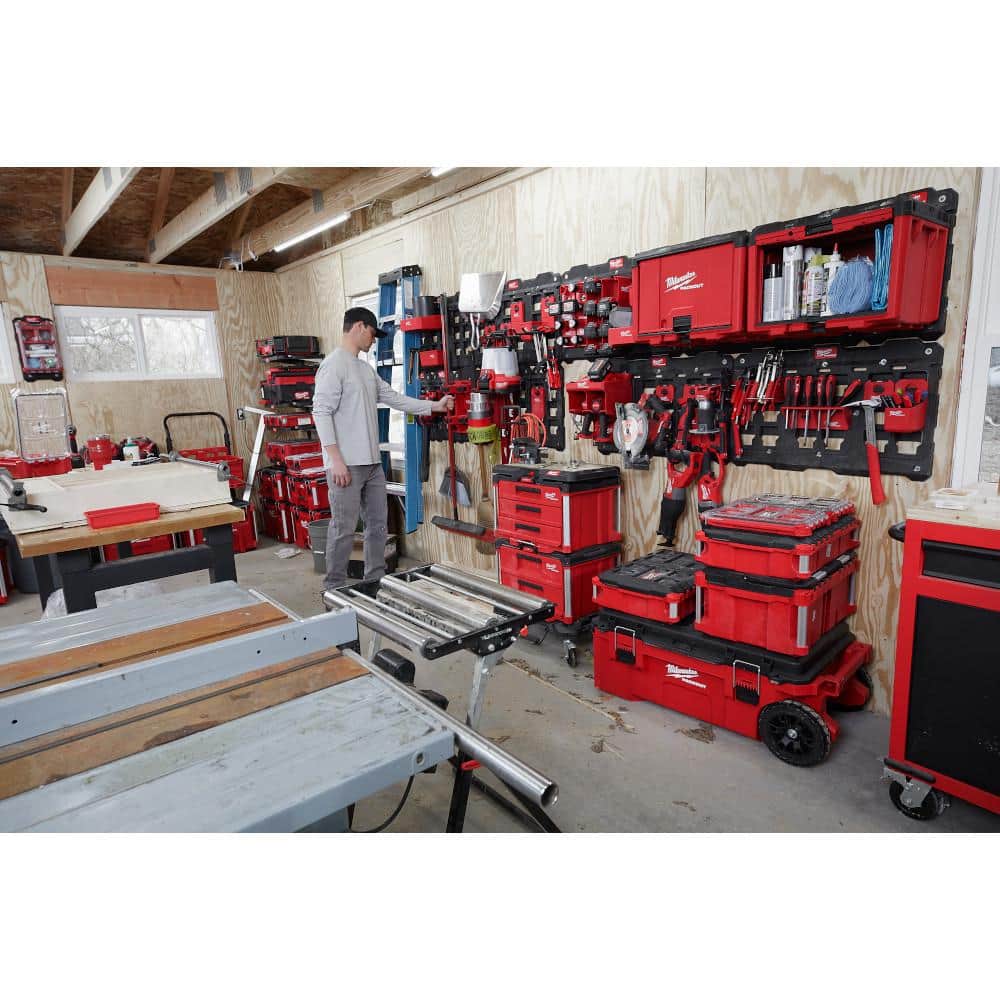 Milwaukee Red Impact Resistant Small Parts Bin Set