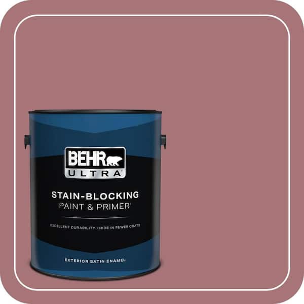 BEHR ULTRA 1 gal. #S130-5 Heirloom Rose Satin Enamel Exterior Paint & Primer