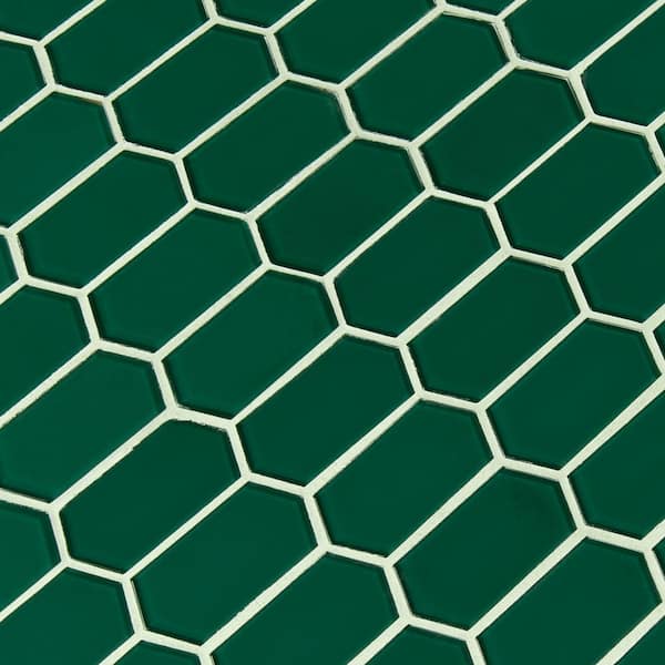 MSI Laurel Picket Textured 12 in. x 10 in. x 8mm Glass Mesh-Mounted Mosaic Tile (0.83 sq. ft.)