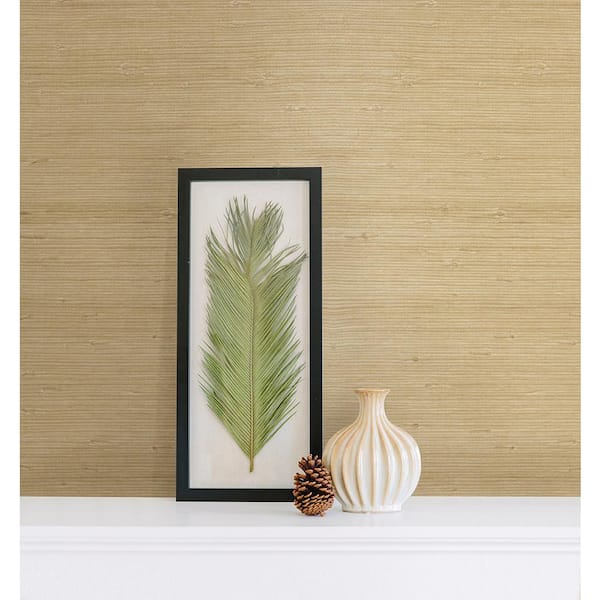 Kostya Cream Grasscloth Peelable Roll Wallpaper (Covers 72 sq. ft.)