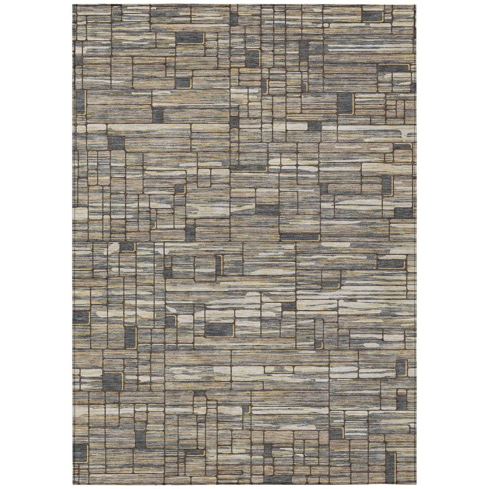 Chantille Machine Washable Indoor/Outdoor Abstract ACN2988 Gray 3 ft. x 5 ft. Area Rug price history on PriceWatchPro