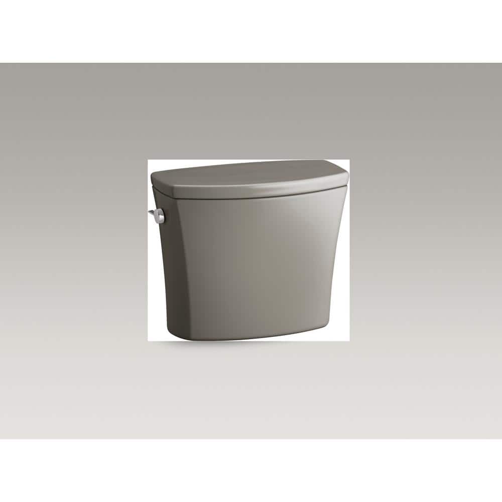 White Ceramic Toilet Tank with Left-Hand Trip Lever