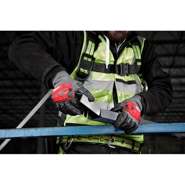 impact cut level 5 nitrile dipped gloves