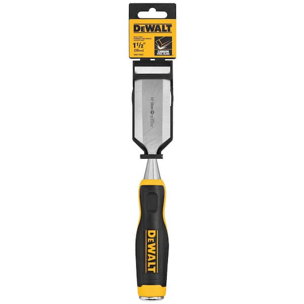 DeWalt DWHT16862W6052 Wood Chisel Set (3-Piece) with Bonus 1-1/4 in. and 1-1/2 in. Wood Chisels