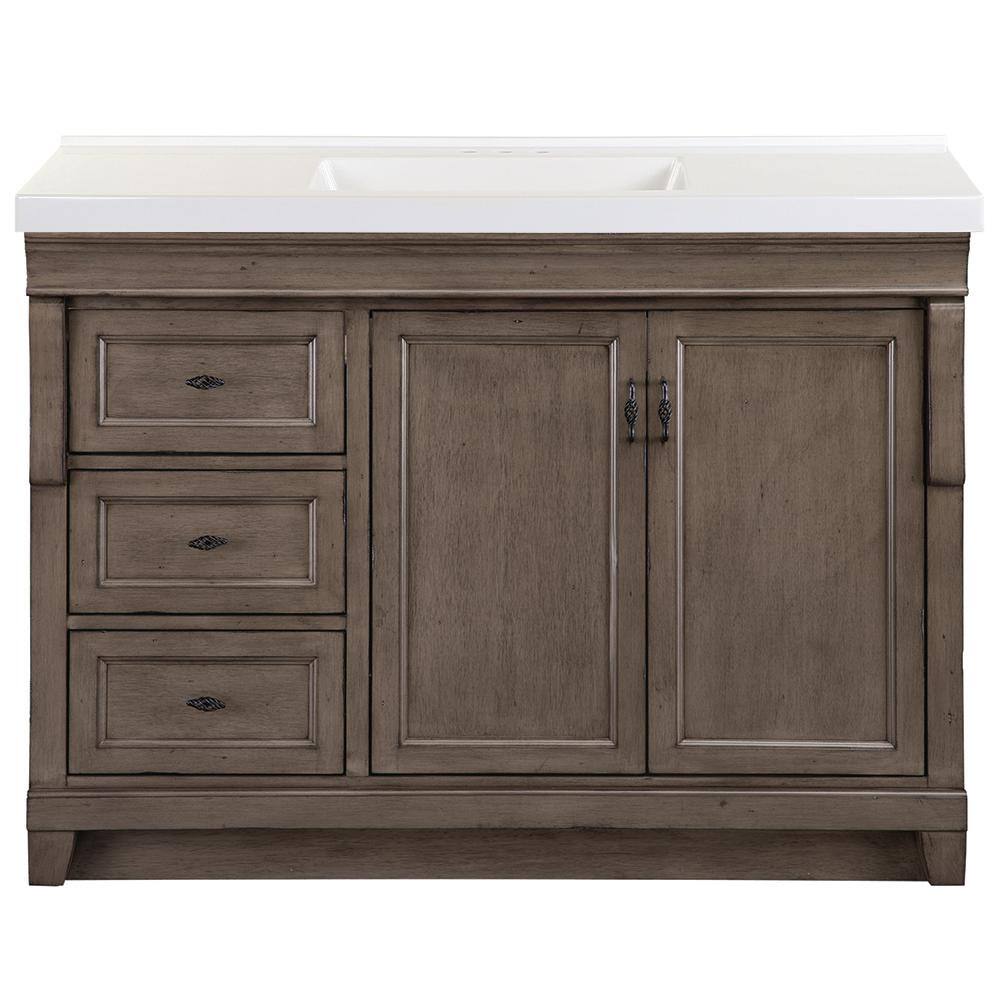 Reviews for Home Decorators Collection Naples 49 in. Single Sink
