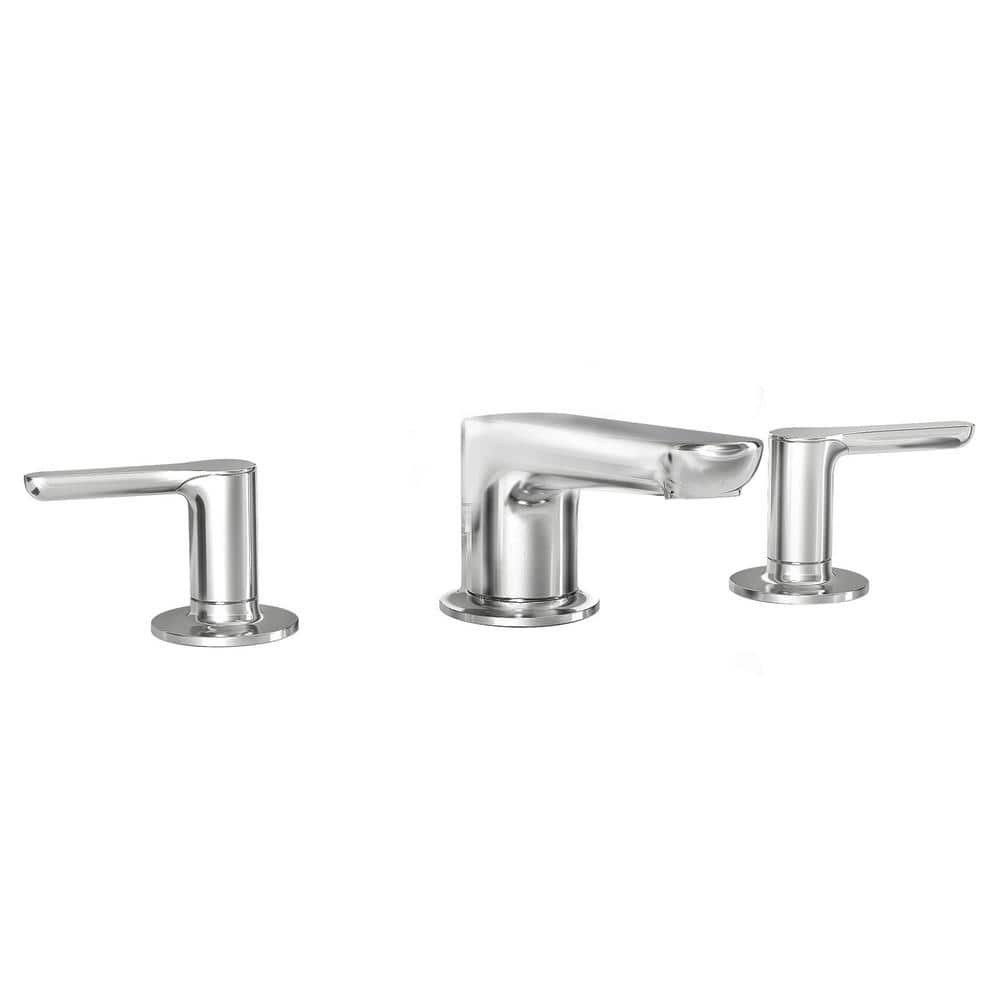 Studio S 8 in. Widespread 2-Handle Low Spout Bathroom Faucet in Polished Ch