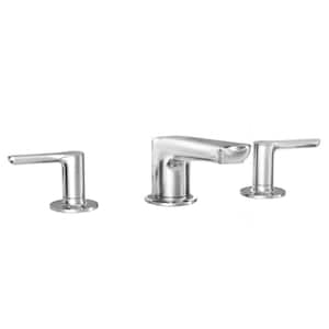 Studio S 8 in. Widespread 2-Handle Low Spout Bathroom Faucet in Polished Chrome