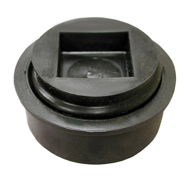 JONES STEPHENS 3 in. Size x 0.99 in. Height HDPE (Plastic) Combination Test Plug with Countersunk Head for Schedule 40 DWV Pipe