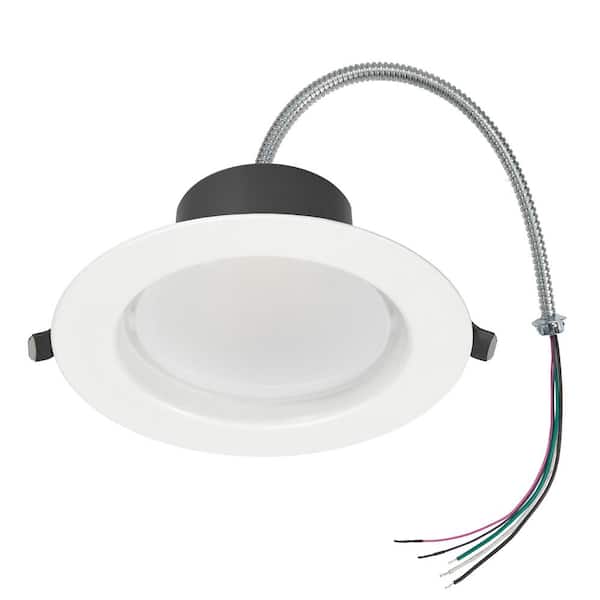 Maxxima 4 in. Recessed Commercial LED Downlight, Selectable Color Temperature/Wattage, up to 1100 Lumens