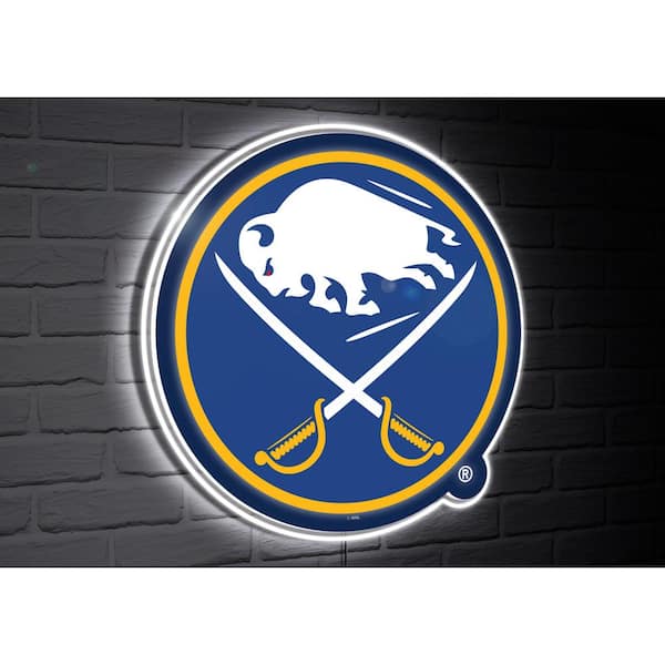 Evergreen Buffalo Sabres Team Logo Shaped Plug in LED Lighted Sign
