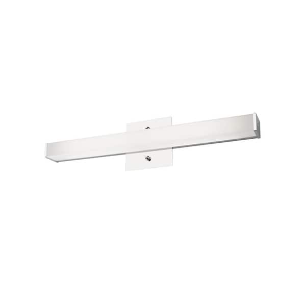 KUZCO Jane-Slim 20 in. 1 Light 21-Watt Chrome Integrated LED Vanity Light