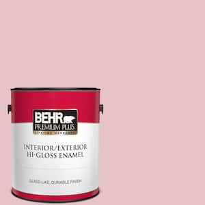 1 gal. #S140-2 Cranapple Cream Hi-Gloss Enamel Interior/Exterior Paint