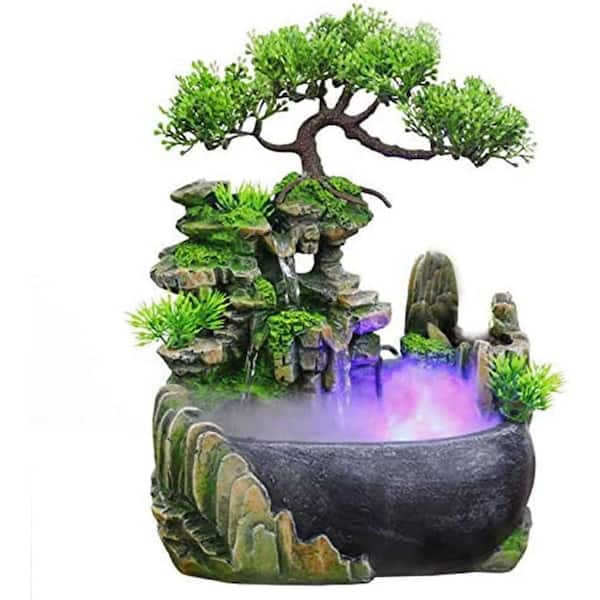Rockery Stream Tabletop Waterfall Fountain YNLIN299 - The Home Depot