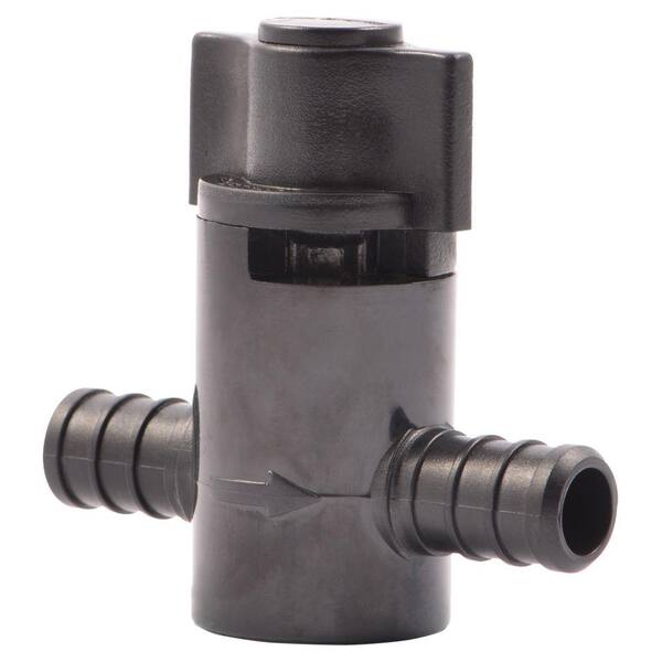 2-Pack Habitech In-Line Barbed Ball Valve 16mm For 1/2" & 5/8" ID Tubing