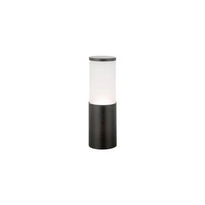 Hartford Smart Low Voltage Millennium Black LED Bollard Light with Frosted Glass Shade Powered by Hubspace