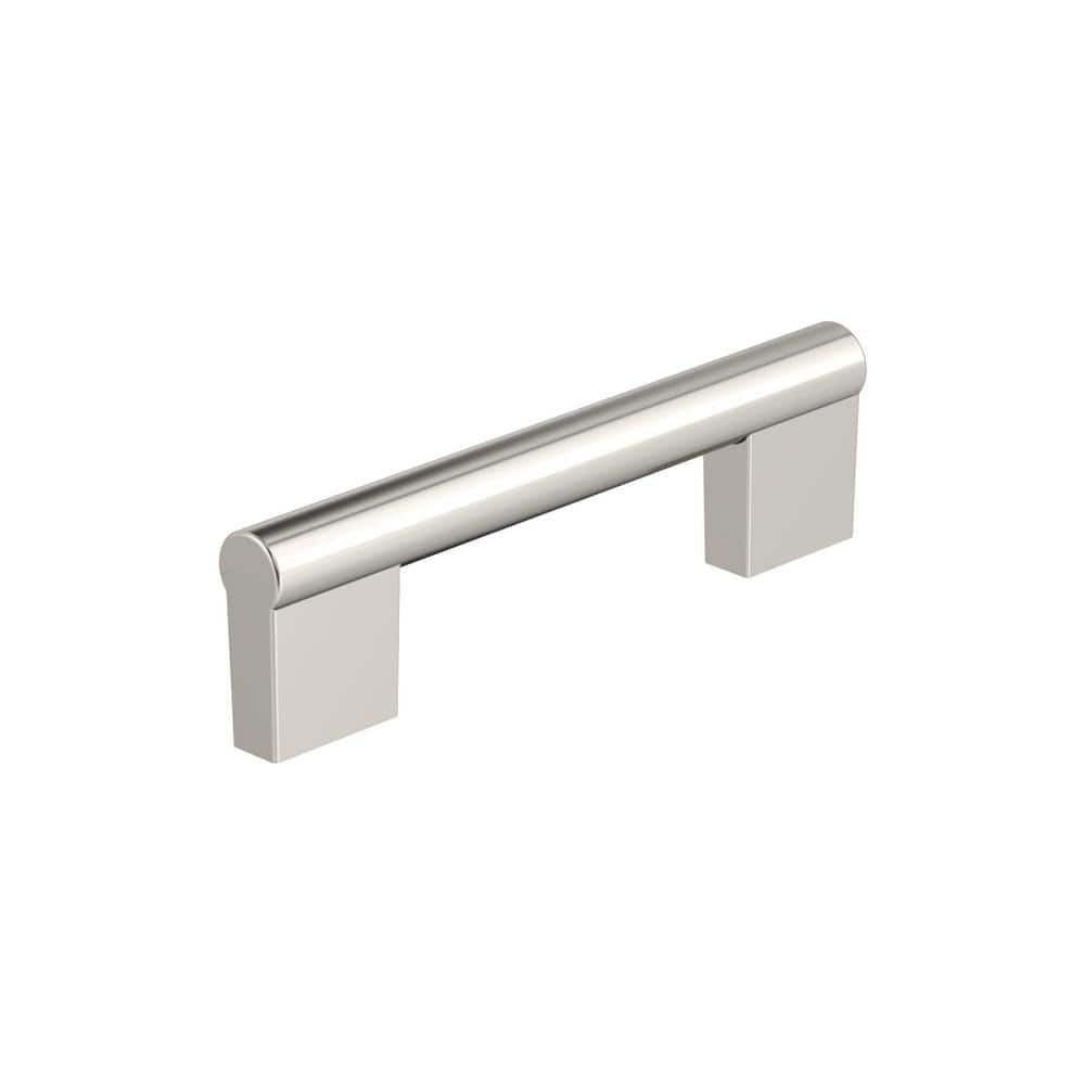 Versa 3-3/4 in. (96mm) Modern Polished Nickel Bar Cabinet Pull price history on PriceWatchPro