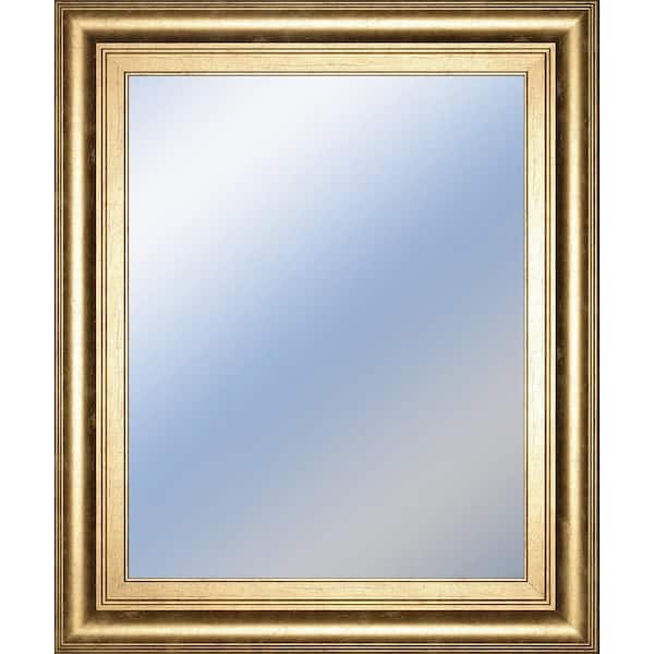 Classy Art Medium Rectangle Mirror Silver Hooks Classic Mirror (22 in. H x 26 in. W)