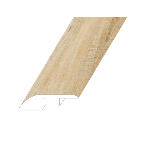 Montserrat Silva Saged Camel 0.6 in. Thick x 1.8 in. Wide x 94.5 in. Length Vinyl Reducer Molding