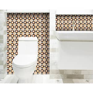Amelia White 4 in. x 4 in. Vinyl Peel and Stick Tile (2.67 sq. ft./Pack)
