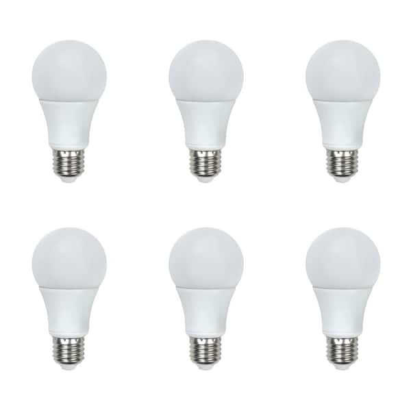 Unbranded 60-Watt Equivalent A19 General Purpose LED Light Bulb Daylight (6-Pack)
