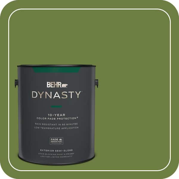 BEHR DYNASTY 1 gal. #M360-7 Rockwall Vine Semi-Gloss Exterior Stain-Blocking Paint & Primer