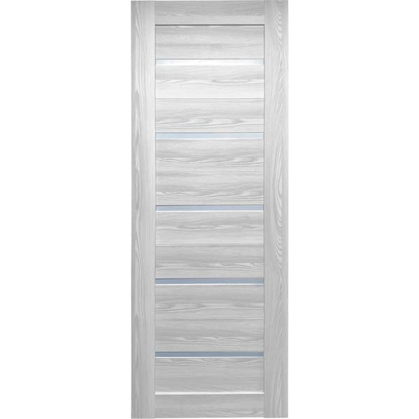 Valusso design doors 36 in. x 80 in. Tampa Ice Maple Prefinished