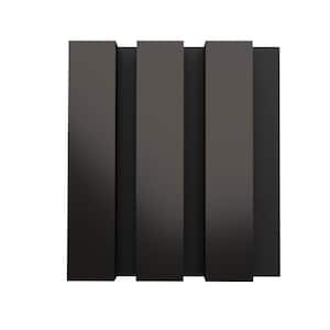 4.6 in. x 4.7 in. x 0.875 in. Matte Black Square Edge MDF Decorative Acoustic Wall Panel (Sample/0.15 sq. ft.)