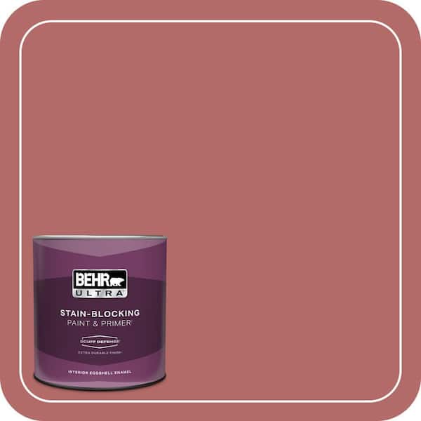 BEHR ULTRA 1 qt. #PMD-12 Desert Rose Extra Durable Eggshell Enamel Interior Paint & Primer