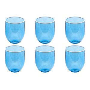 Contrast 15 oz. Contemporary Dishwasher Safe Wine Glass Set (Set of 6)