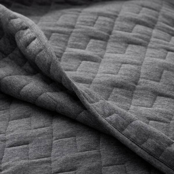 The Company Store Air Layer Gray Full/Queen Cotton Blend Quilt