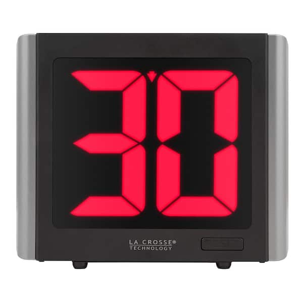 La Crosse Technology LED Countdown/Up Digital timer with 12 ft. power cord  919-1614 - The Home Depot