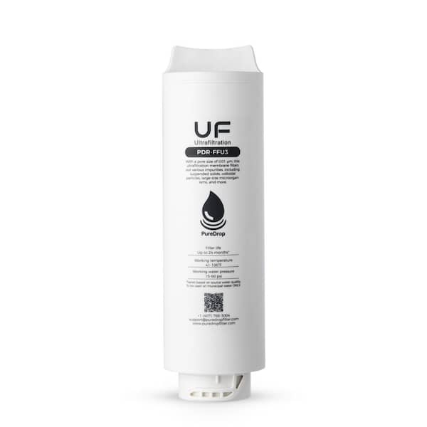 PDR-FFU3 0.01μm Ultra-Filtration Membrane Replacement Filter Cartridge for PDR-3CUW Under Sink Water Filter System