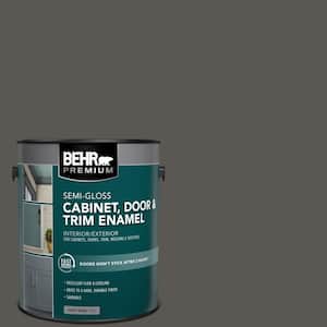 1 gal. #MQ2-62 Peppery Semi-Gloss Enamel Interior/Exterior Cabinet, Door & Trim Paint