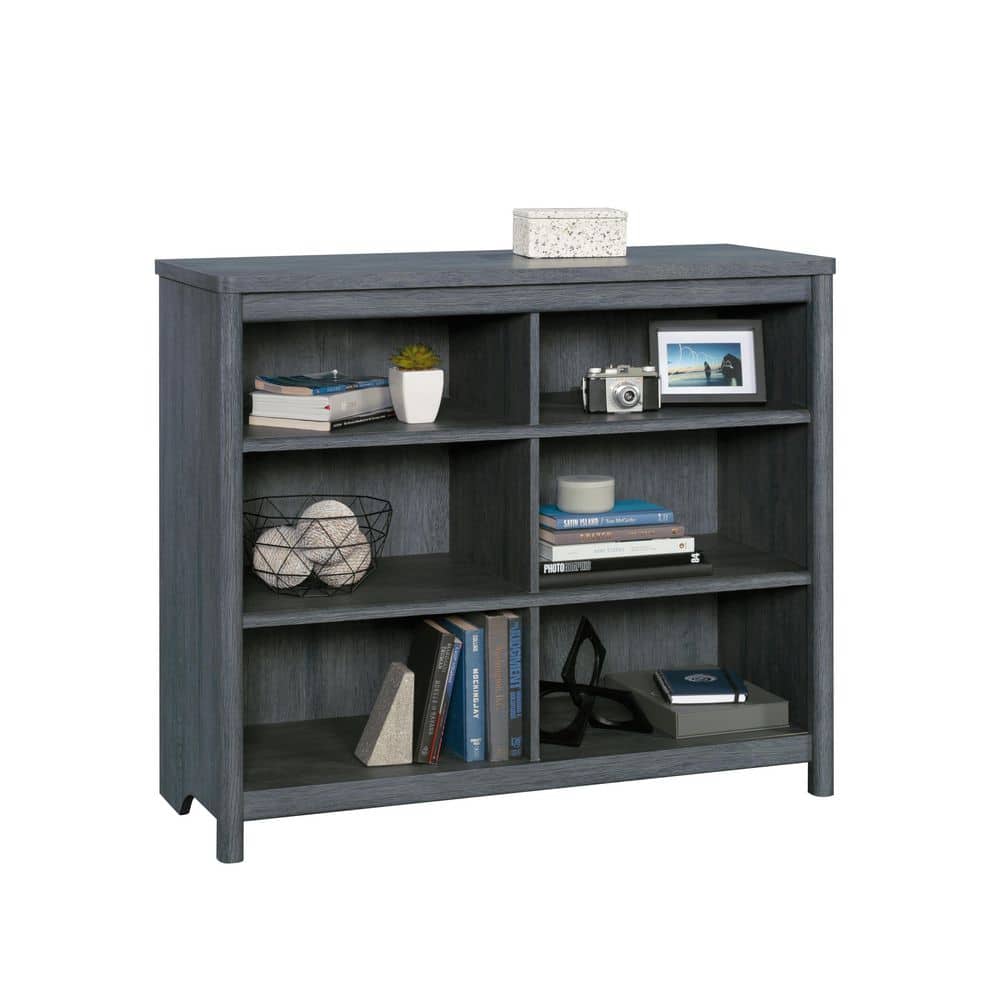 Denim Oak Adjustable Cubby Storage Bookshelf