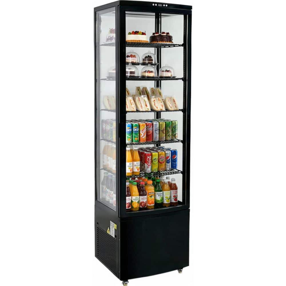 20.5 in. 10.6 cu. ft. Commercial Bakery Refrigerator Display ECL308 Black