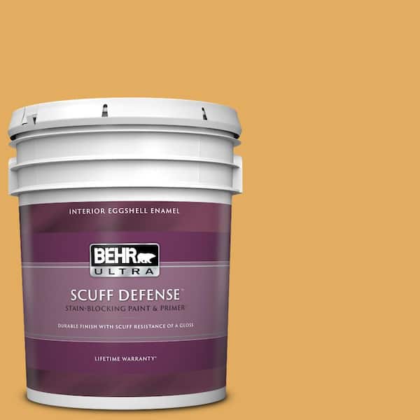 BEHR ULTRA 5 gal. #310D-5 Sahara Shade Extra Durable Eggshell Enamel Interior Paint & Primer