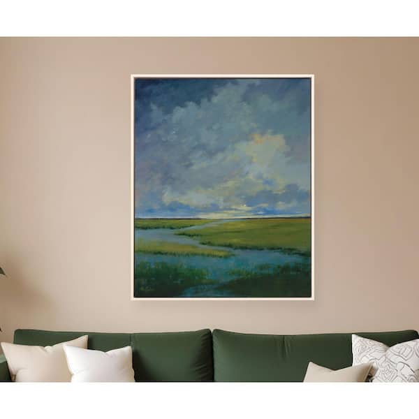 1 Piece Floater Frame Graphic Print Landscape and Nature 52.00 in. x 42.00 in.