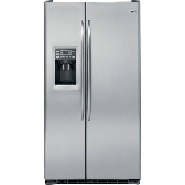 GE Profile 23.3 cu. ft. Side by Side Refrigerator in Stainless Steel, Counter Depth