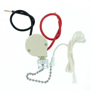 3-Amp Single-Pole Single Circuit (On-Off) Pull Chain Switch