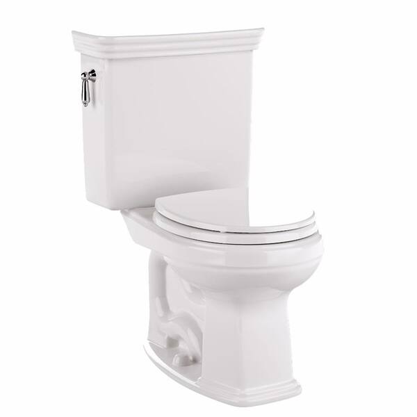 TOTO Promenade 2-Piece 1.6 GPF Single Flush Elongated Toilet in Cotton White