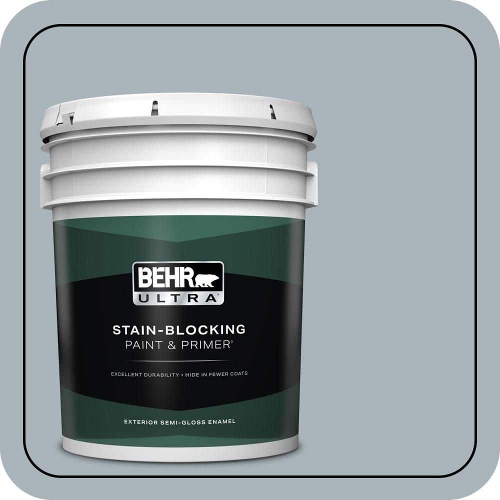 5 gal. #N490-3 Shaved Ice Semi-Gloss Enamel Exterior Paint & Primer price history on PriceWatchPro