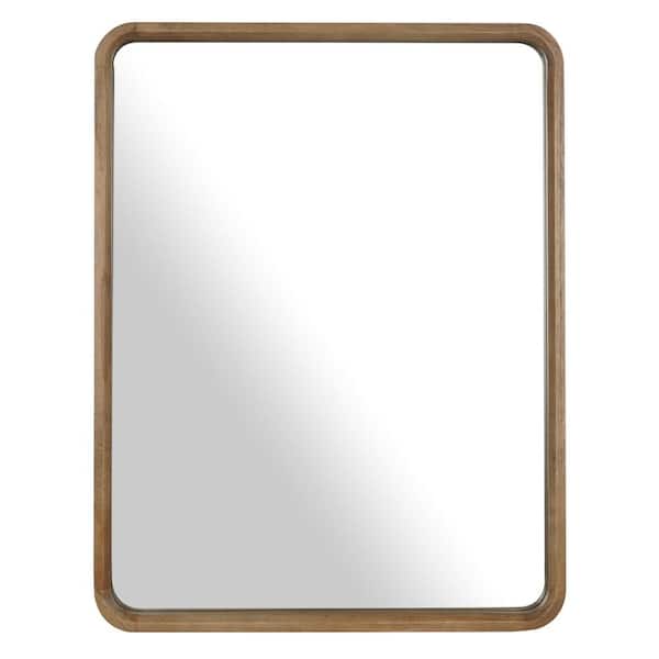WallBeyond 22 in. W x 28 in. H Rectangular Solid Wood Framed Vanity Medicine Cabinet with Mirror Traditional Style Surface Mount