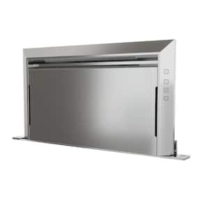 Lift 36 in. Telescopic Downdraft System with Multiple Blower Options in Stainless Steel