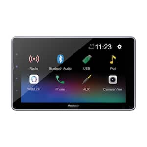 9-In. Car Stereo Head Unit, Double-DIN with Floating WSVGA Touch Screen