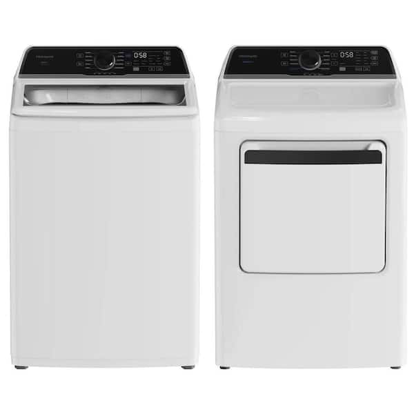 4.4 Cu. Ft. White Top Load Washer with Max Fill and 7 cu. ft. Dryer with Dryer Light Combo