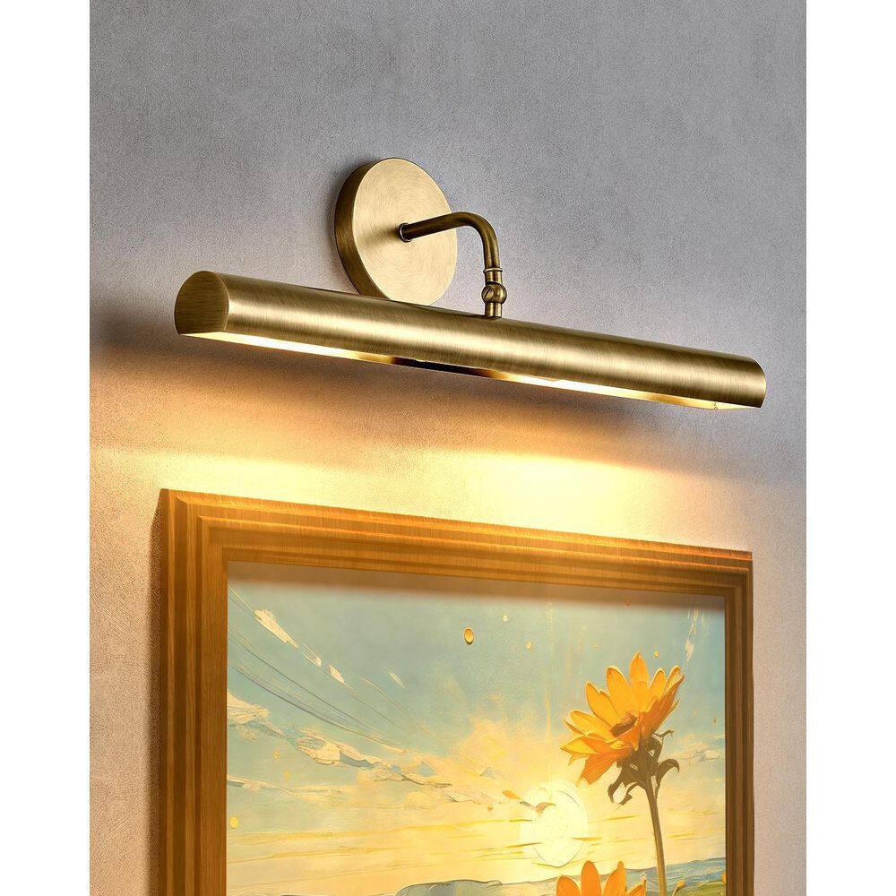 23.6 in. W x 2.16 in.H Dimmable Brass Wall Sconce 180° Rotatable Picture Light price history on PriceWatchPro