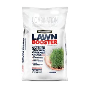 Lawn Booster Sun and Shade 35 lb. 4,375 sq. ft. Grass Seed with Lawn Fertilizer and Soil Enhancers