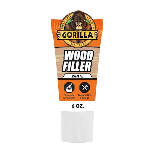 Gorilla 6 oz. Wood Filler Tuber White (6-Pack)