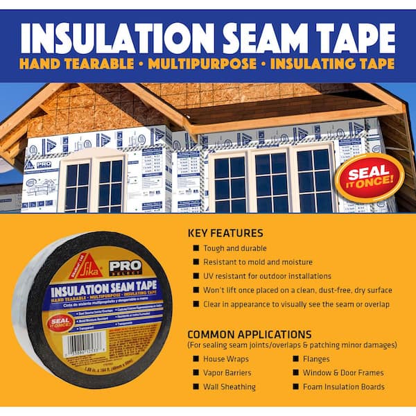 Foil Seam Tape | Perfect for Vapor Barriers and Insulation Projects